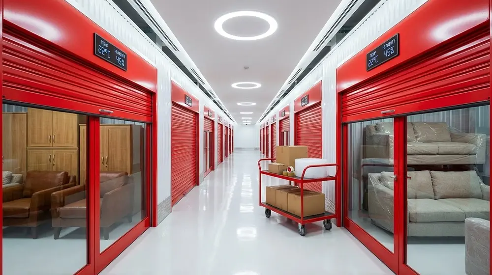 climate-controlled furniture storage