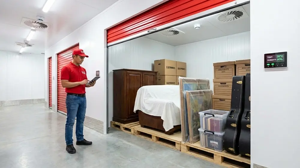 climate controlled storage for sensitive items