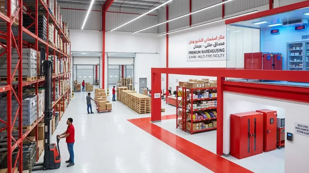 types of warehouses in Ajman