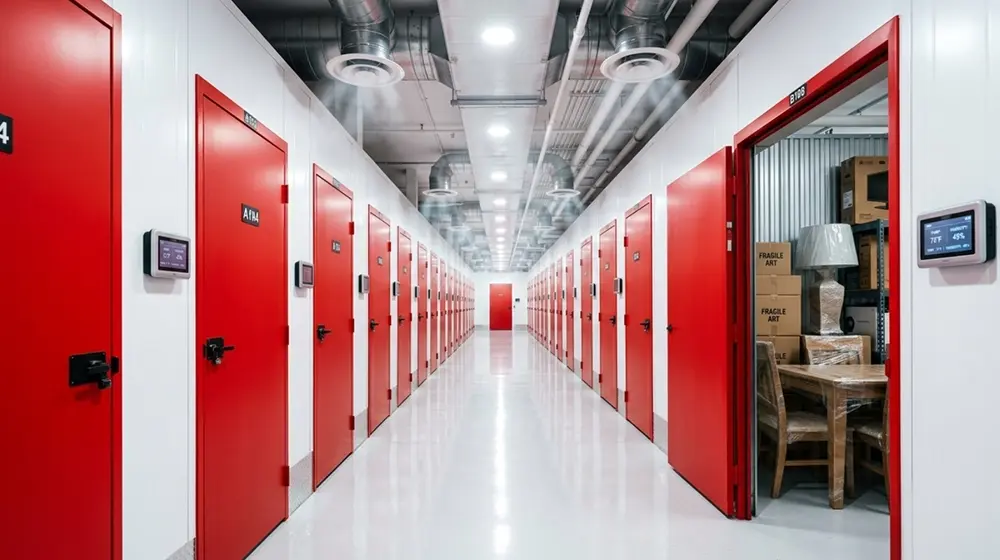 Storage facility climate control