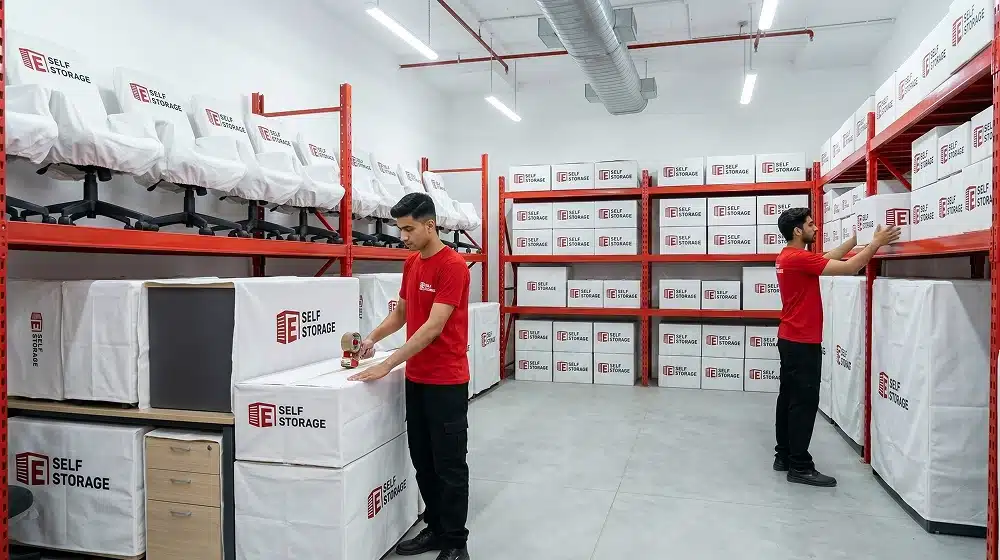 Pickup and delivery for office furniture storage