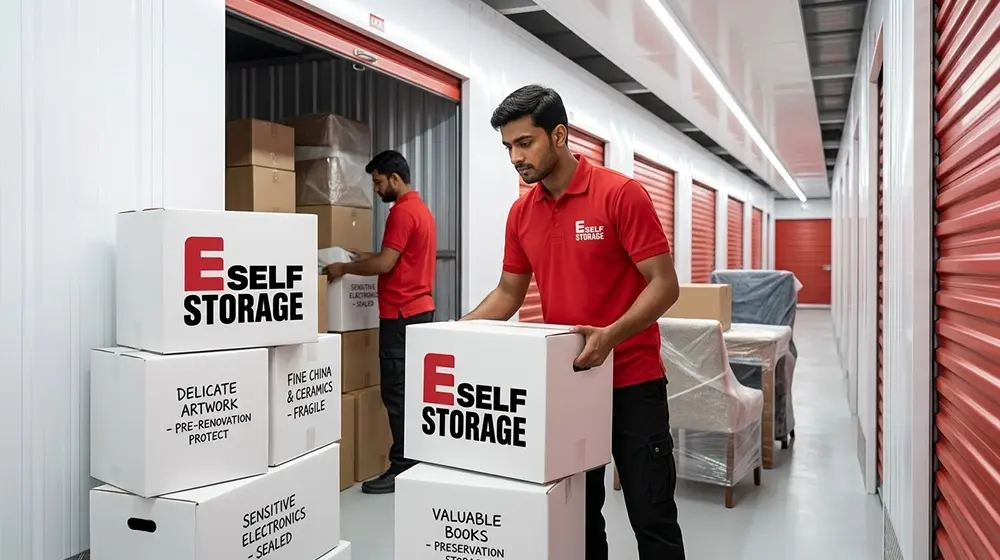 items move into storage