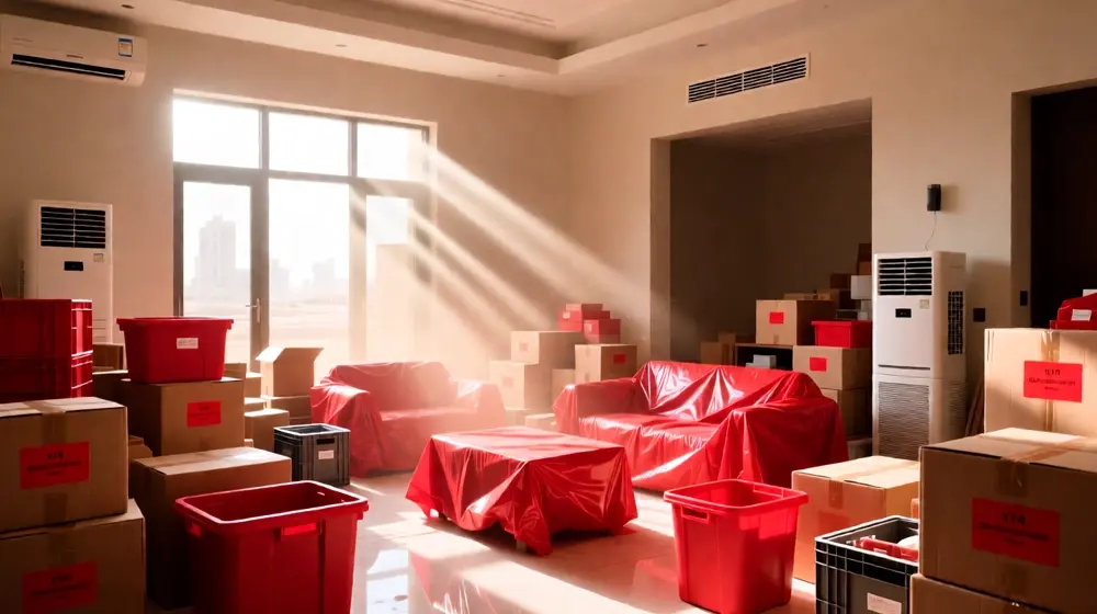 Dubai's heat and dust affect storage choices.