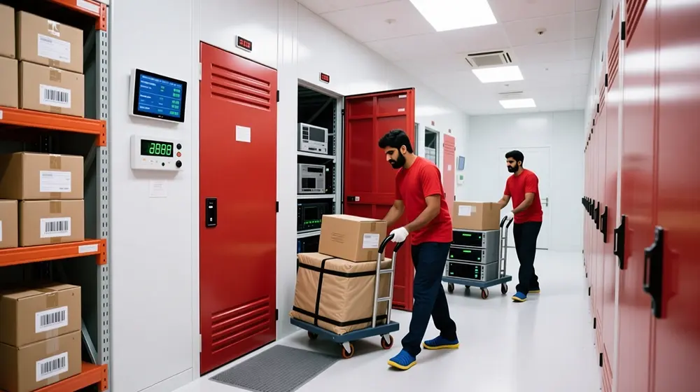 Climate-controlled emergency storage