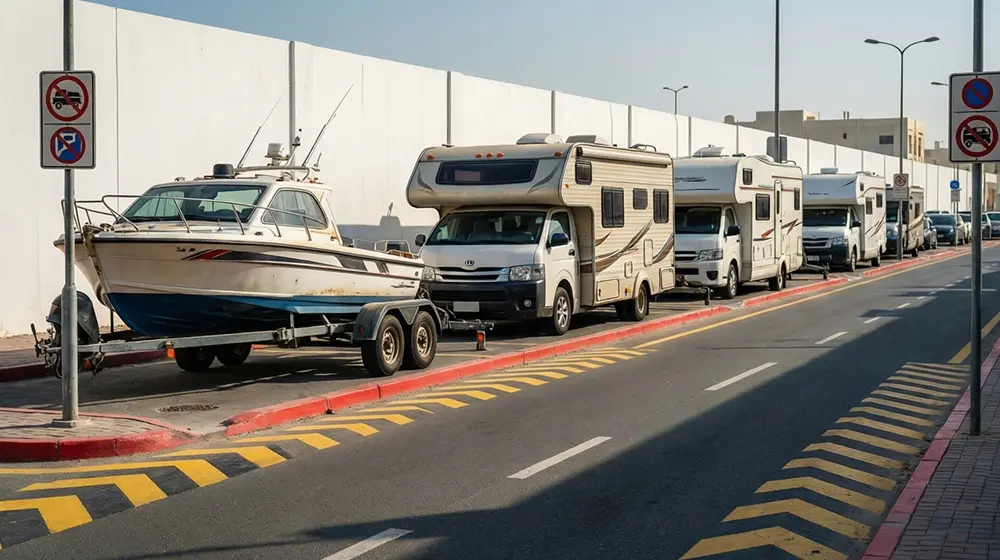 boats, trailers, caravans, and RVs storage