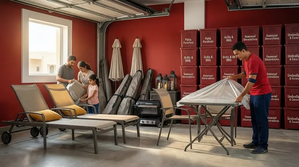 Seasonal Storage for Furniture and Appliances