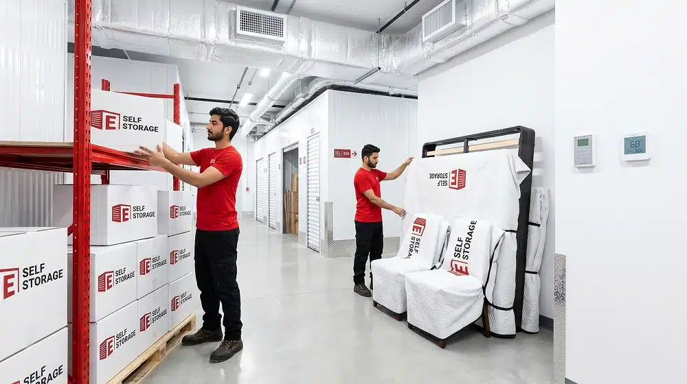 Efficient box and luggage storage for expats
